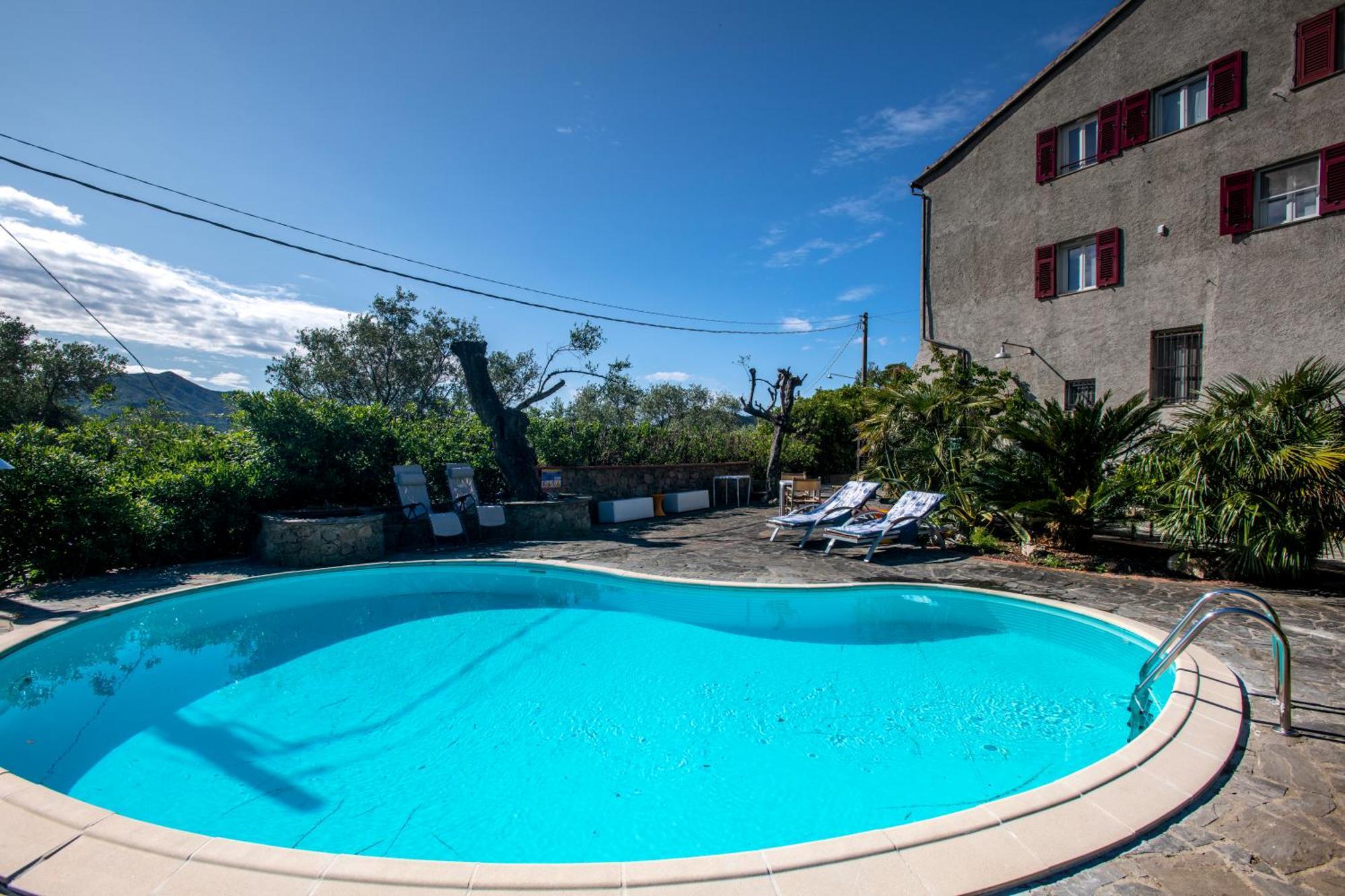 277 - Il Frantoio Della Marchesa - Giardino E Piscina Nel Verde Di Сестри-Леванте Экстерьер фото