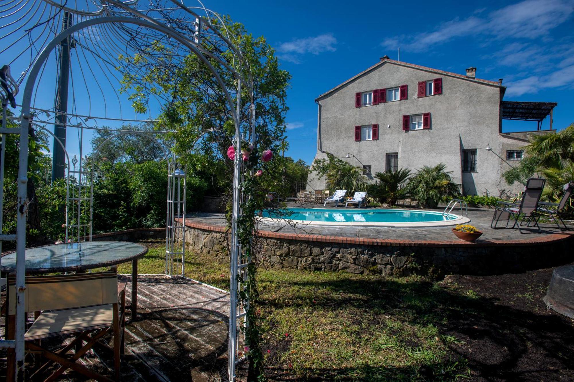 277 - Il Frantoio Della Marchesa - Giardino E Piscina Nel Verde Di Сестри-Леванте Экстерьер фото